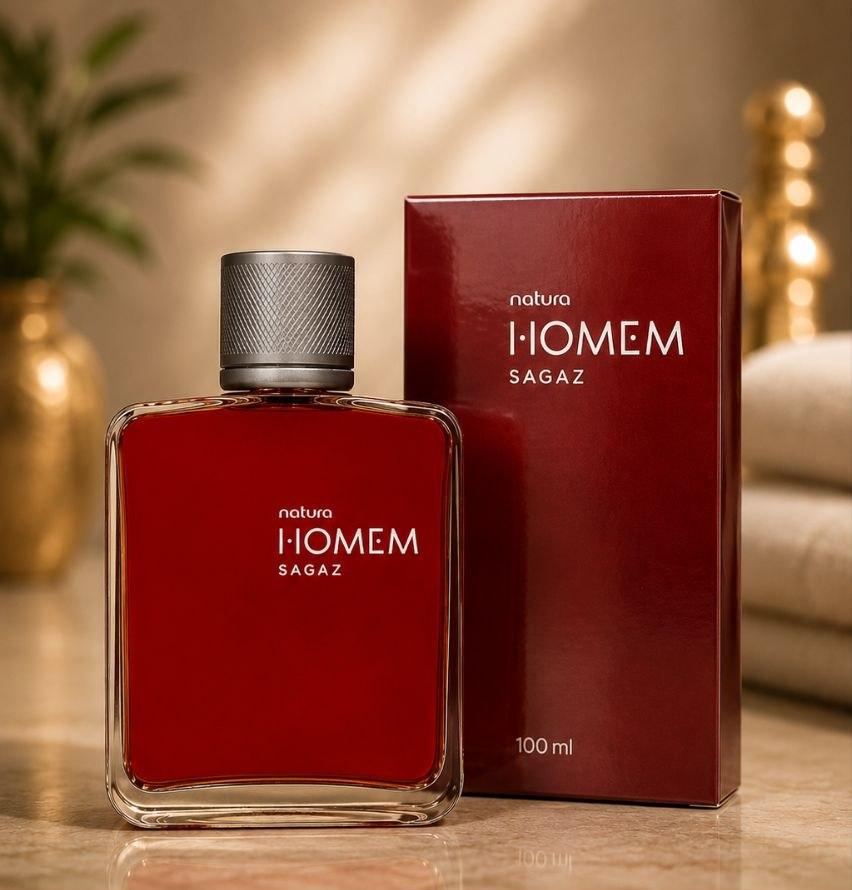 DEO PARFUM MASCULINO NATURA HOMEN SAGAZ